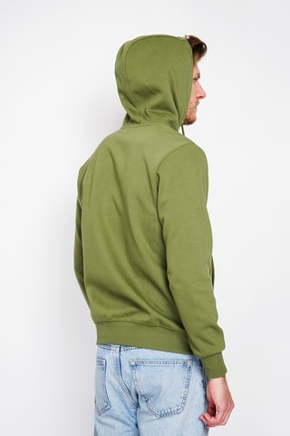 Sweat com capuz - Verde-azeitona