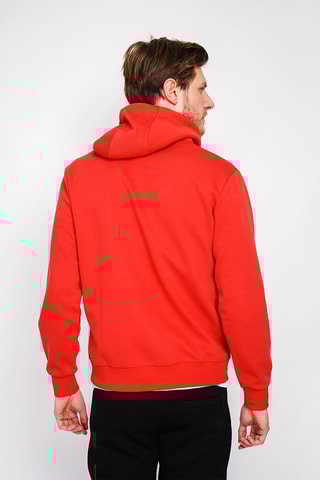 Sweat com capuz - Vermelho