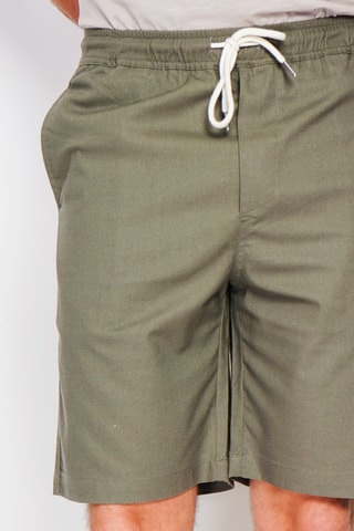 Bermudas em linho - Caqui