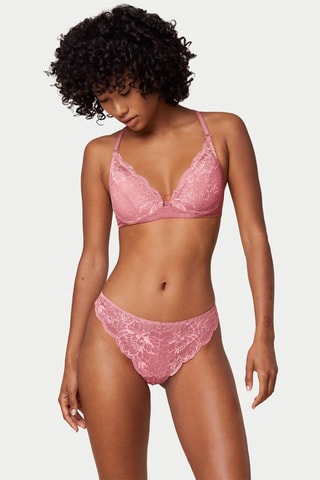 Tanga Amourette Charm T Highleg Brazilian - Rose