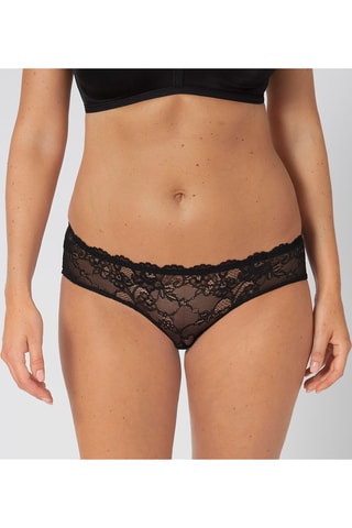 Shorty Tempting Lace Noir