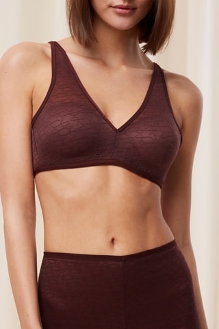 Soutien-gorge ampliforme Triumph Signature Sheer P EX - Marron