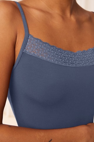 Débardeur Feel of Modal Spaghetti Top - Bleu