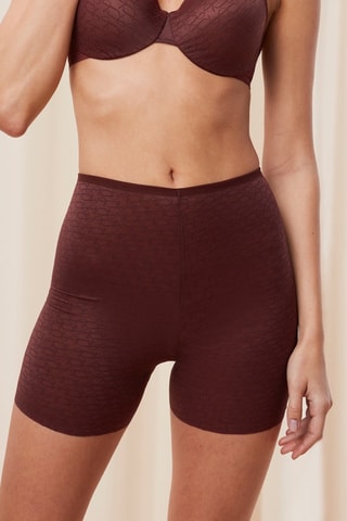 Cycliste taille haute Triumph Signature Sheer Shorts (7572) - Marron
