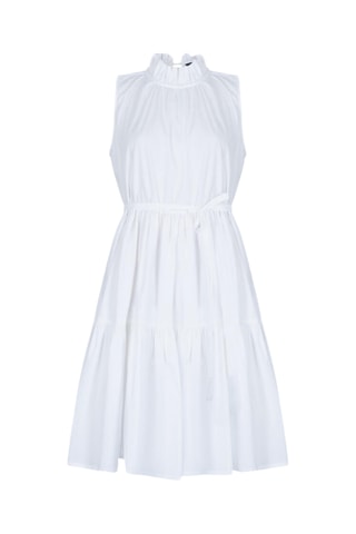 Trapeziumjurk Rhodes - Wit