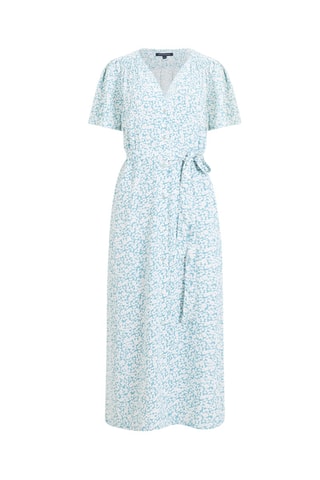 Vestido traçado Breya - Azul-claro