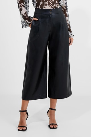 7/8 Broek Wide Legs Crolenda - Zwart