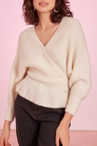 Pull en laine et alpaga Celeste - Ecru