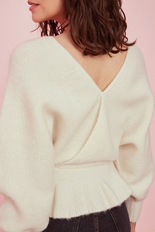 Pull en laine et alpaga Celeste - Ecru