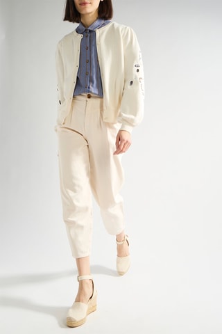 Gilet en mérinos Calypso - Beige