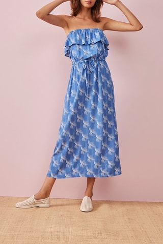 Robe bustier Palma - Bleu clair 