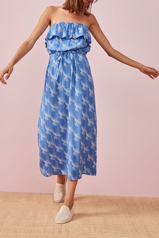 Robe bustier Palma - Bleu clair