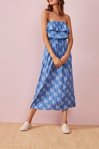 Robe bustier Palma - Bleu clair