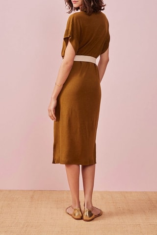 Robe droite Bastia - Marron