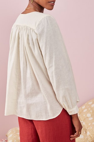 Blouse en lin - Ecru