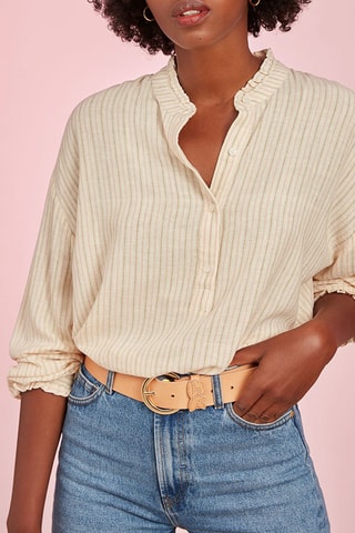 Blouse Soyeuse - Beige