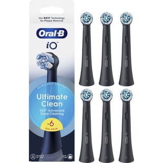 Set 6 Vervangende Tandenborstels  - Ultimate Clean - Zwart