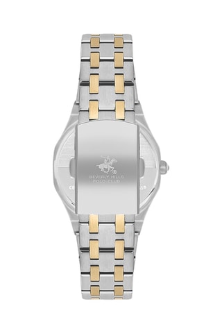Metalen Quartz Horloge met Diamant
