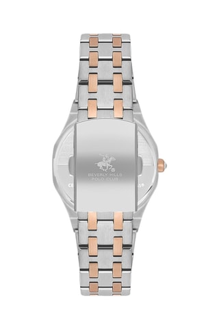 Metalen Quartz Horloge met Diamant
