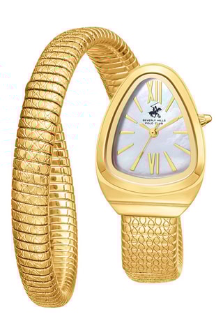 Metalen Quartz Horloge - Goudkleurig