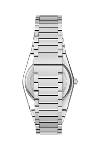 Metalen Quartz Horloge - Zilverkleurig en Roségoudkleurig
