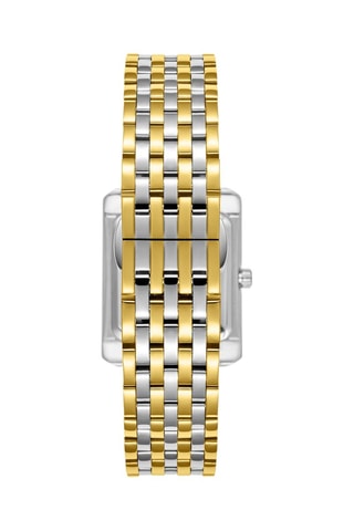 Metalen Quartz Horloge met Doublé Geelgoud