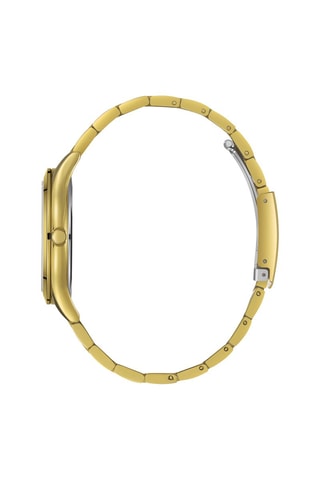 Metalen Quartz Horloge met Diamant