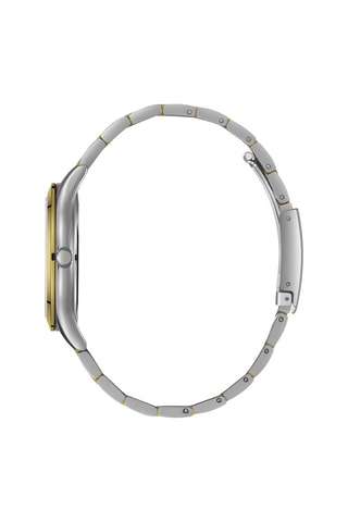 Metalen Quartz Horloge met Diamant
