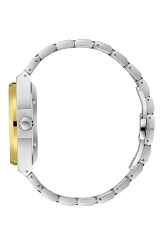Automatisch Doublé Geelgoud Horloge - Maanstandweergave