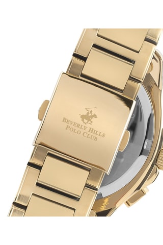 Metalen Quartz Horloge - Goudkleurig en wit