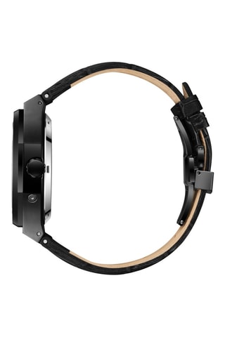 Automatisch Leren Horloge - Maanstandweergave - Zwart en Zilverkleurig