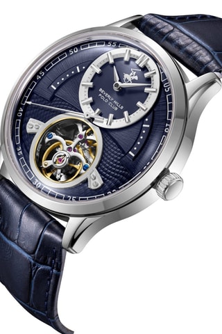 Automatisch Leren Horloge - Blauw en Zilverkleurig