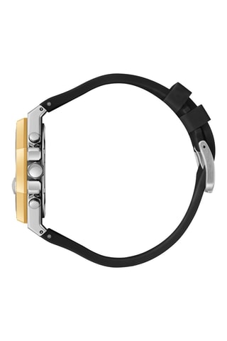 Silicone Doublé Geelgoud Quartz Horloge