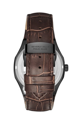 Automatisch Leren Horloge - Maanstandweergave - Bruin en Zwart 