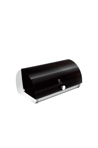 Boîte à pain en acier inoxydable Matte Black Collection