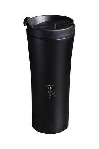 Mug isotherme à café en acier inoxydable Black Rose - 50 cl