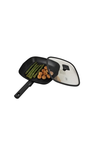 Grillpan met deksel Matte Black Collection - 28 x 4,1 cm - 2,1 l