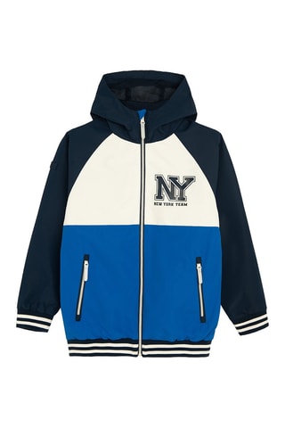 Veste à capuche - Bleu