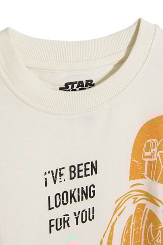 T-shirt Le Mandalorien, Grogu The Mandalorian Star Wars - Blanc