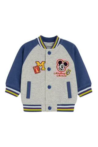 Sweat Mickey Disney - Gris clair chiné