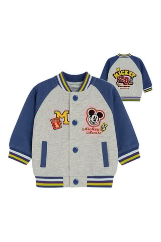 Sweat Mickey Disney - Gris clair chiné