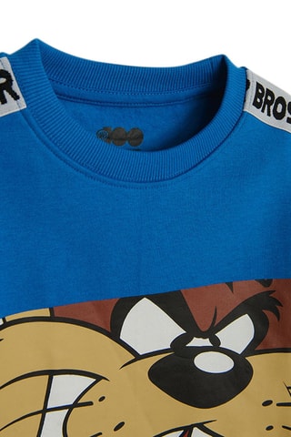 Sweat Taz Looney Tunes - Bleu