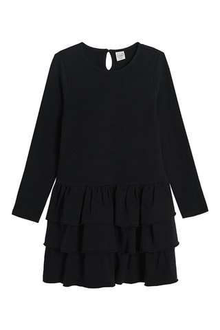 Robe volantée - Noir
