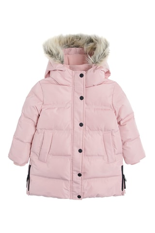 Doudoune à capuche - Rose