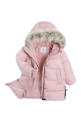 Doudoune à capuche - Rose