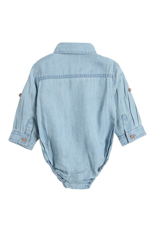Body en jean - Bleu