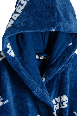 Peignoir de bain à capuche Star Wars - 
Bleu et blanc