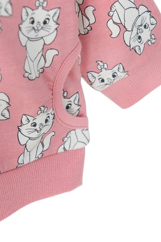 Sweat à capuche Marie Les Aristochats Disney - Vieux rose