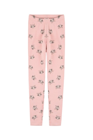 3 leggings - Rose et ciel