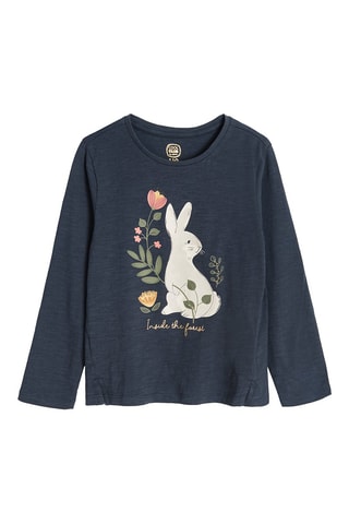 T-shirt - Bleu marine chiné